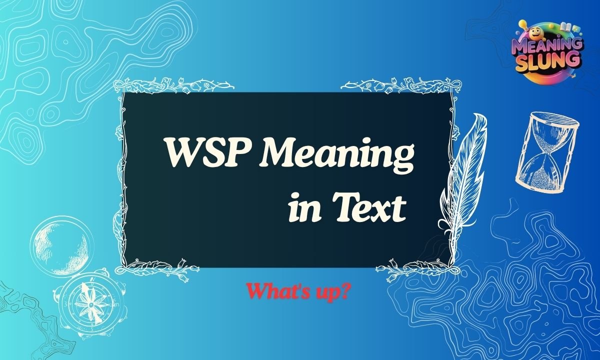 WSP Meaning in Text What It Really Means & How to Reply