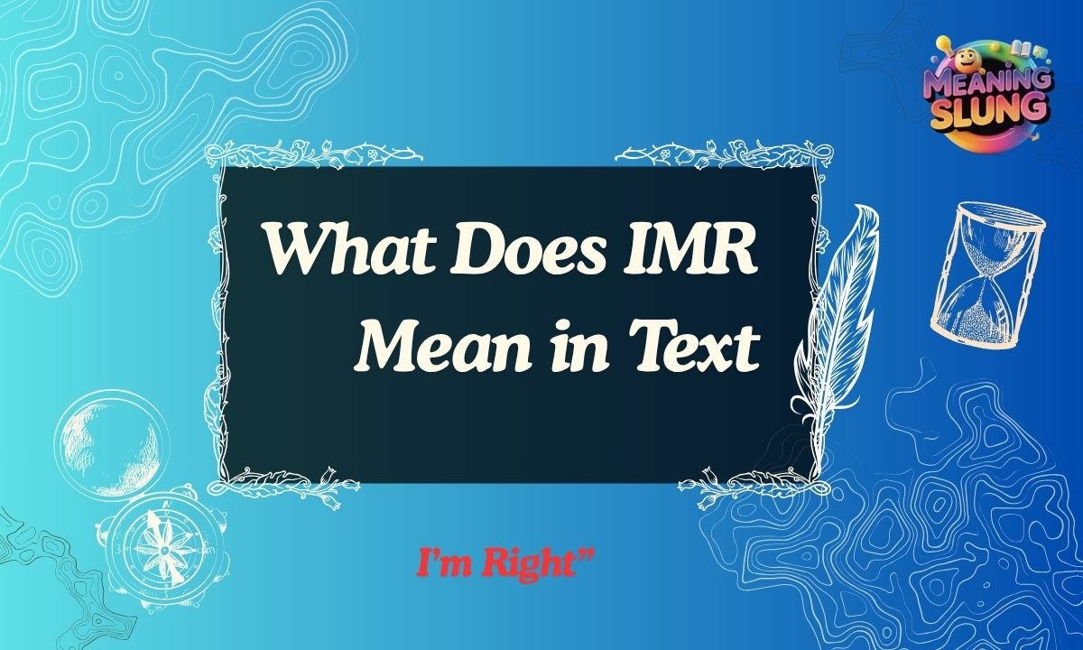 What Does IMR Mean in Text Full Meaning Explained Simply (2026 Guide)
